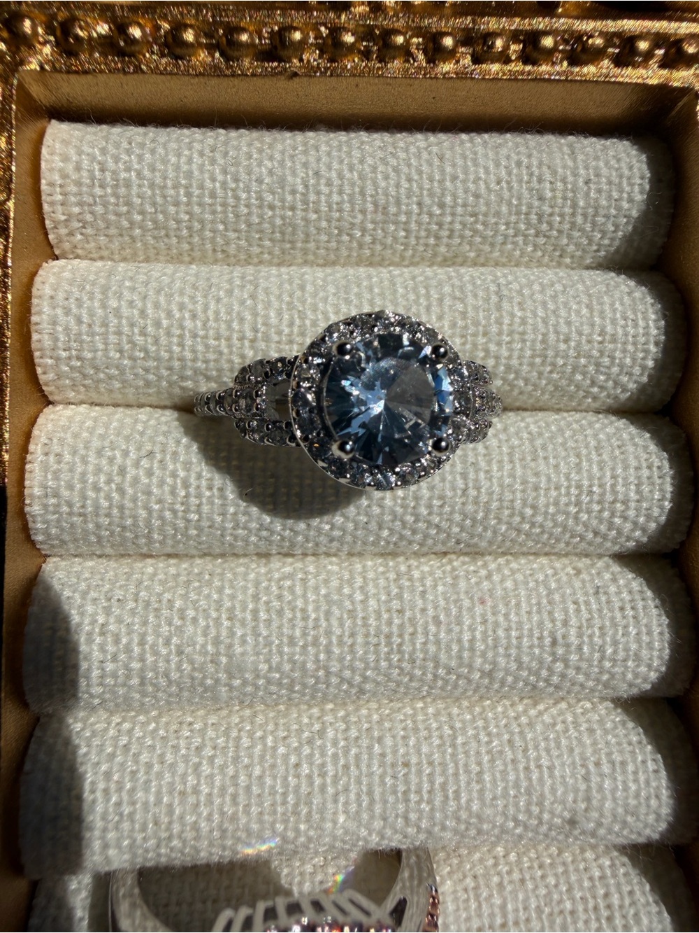 2.40 Carat Lab Created White Sapphire